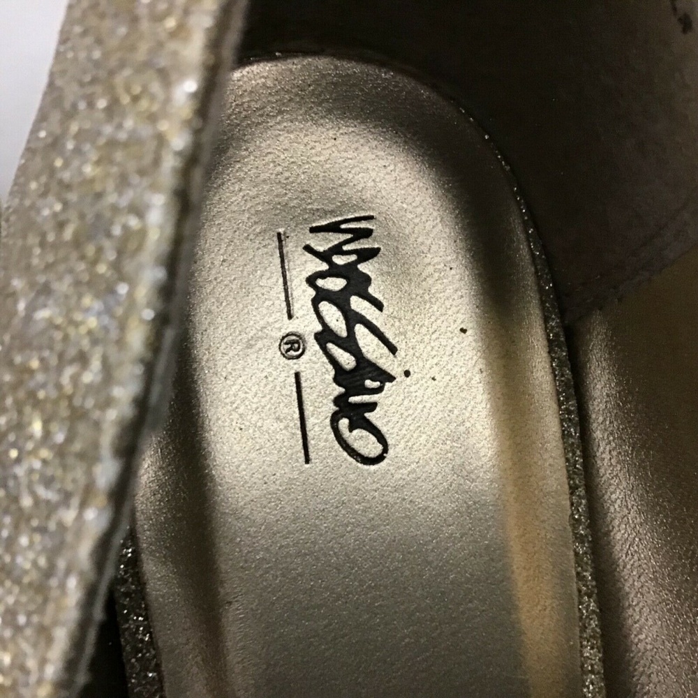 🦋Mossimo Gold Glitter Platform High Heels 7.5 - Picture 6 of 8